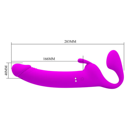 Strap On Vibrante Zanini 28,3 cm