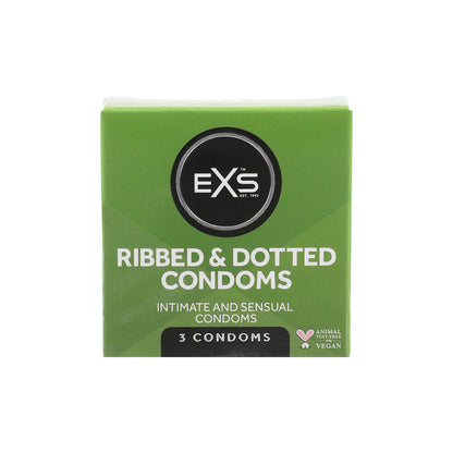 Preservativi Stimolanti EXS Ribbed & Dotted